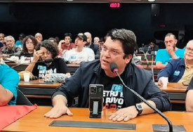 Sindmetro-PE defende metrô público e critica privatizações em audiência na Câmara